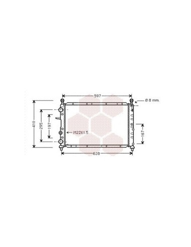 COMPATIBLE CON RADIADOR FIAT GROUP 155 COUPE...