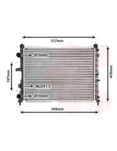 COMPATIBLE CON RADIADOR FIAT GROUP 155 DEDRA TEMPRA TIPO