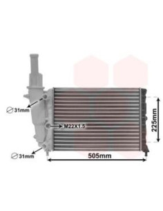 COMPATIBLE CON RADIADOR FIAT GROUIMPRIMADOUNTO I 55 1.1...