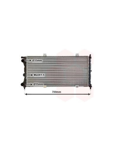 COMPATIBLE CON RADIADOR GRUPO FIAT PUNTO 1.7D