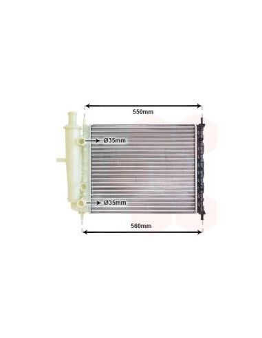 COMPATIBLE CON RADIADOR FIAT BRAVO 95