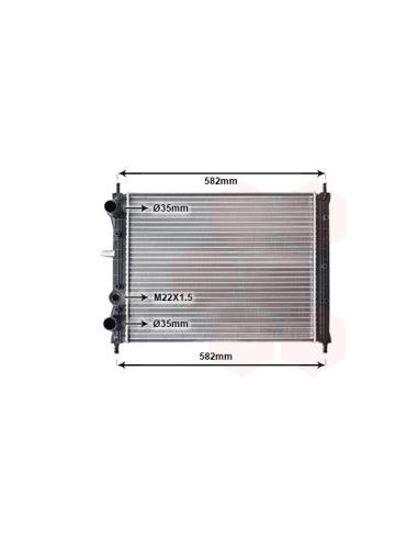 COMPATIBLE CON RADIADOR FIAT GROULUNA...