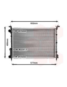 COMPATIBLE CON RADIADOR GRUPO FIAT PALIO 1.7D TD