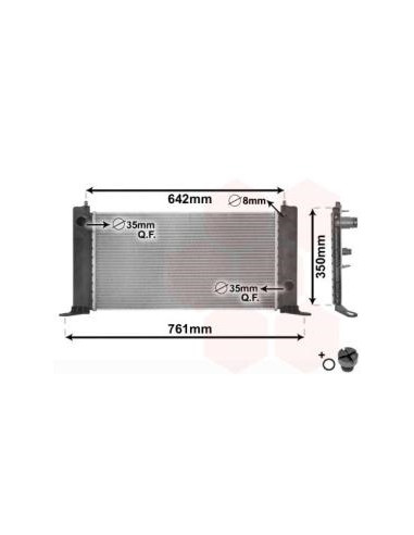 COMPATIBLE CON RADIADOR FIAT STILO 1.2,1.4,1.6 01