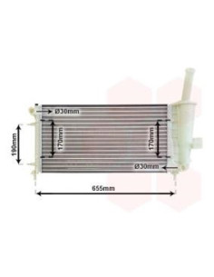 COMPATIBLE CON RADIADOR FIAT PUNTO 1.2 MARELLI 09.1999