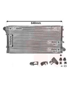 COMPATIBLE CON RADIADOR FIAT PANDA 1.3D SEM AC 2003