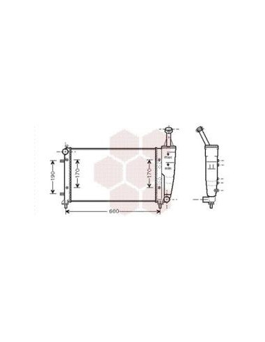 COMPATIBLE CON RADIADOR FIAT IDEA