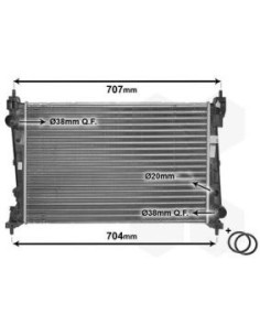 COMPATIBLE CON RADIADOR FIAT PUNTO ALFA MITO
