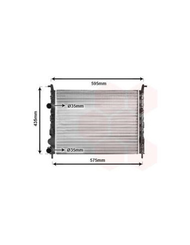 COMPATIBLE CON RADIADOR FIAT PALIO 1.9D JTD 01