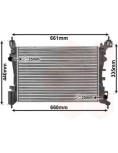 COMPATIBLE CON RADIADOR FIAT GRANDE PUNTO 1.2 1.4 05
