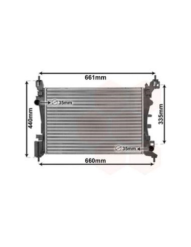 COMPATIBLE CON RADIADOR FIAT GRANDE PUNTO 1.2...