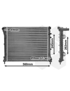 COMPATIBLE CON RADIADOR FIAT PANDA 500 0.9 1.3D 1.4 2007.07