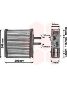 COMPATIBLE CON RAD. CALEFACCION FIAT PUNTO I TIPO MARELLI