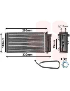 COMPATIBLE CON RAD. CALEFACCION FIAT BRAVA BRAVO MAREA