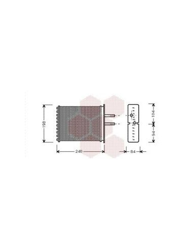 COMPATIBLE CON RAD. CALEFACCION FIAT PUNTO I...