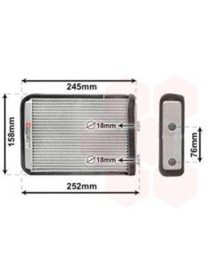 COMPATIBLE CON RADIADOR CALEFACCION FIAT PUNTO DOBLO Y 99