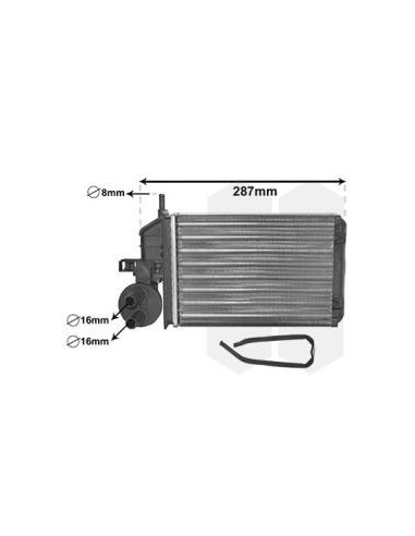 COMPATIBLE CON RAD. CALEFACCION FIAT SEICENTO...