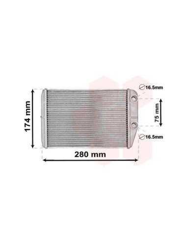 COMPATIBLE CON RADIADOR CALEFACCION FRONTAL...