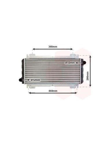 COMPATIBLE CON RADIADOR FORD FIESTA 1.0 1.1 8389