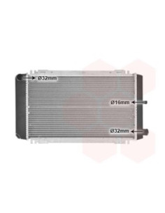 COMPATIBLE CON RADIADOR FORD FIESTA II 1.3 1.4 1.6 D,XR2