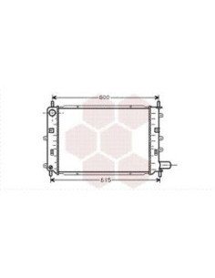 COMPATIBLE CON RADIADOR FORD ESCORT V ORION III 1.8 D,TD
