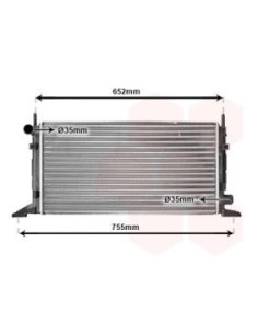 COMPATIBLE CON RADIADOR FORD ESCORT IV ORION II 1.4 1.6