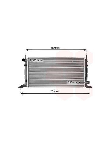 COMPATIBLE CON RADIADOR FORD ESCORT IV ORION II...