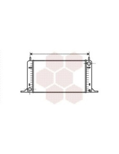 COMPATIBLE CON RADIADOR FORD ESCORT IV ORION II 1.3
