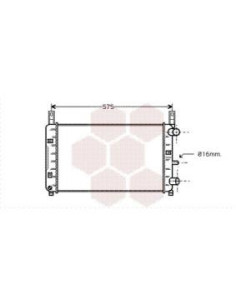 COMPATIBLE CON RADIADOR FORD FIESTA III 1.0 1.1 1.3