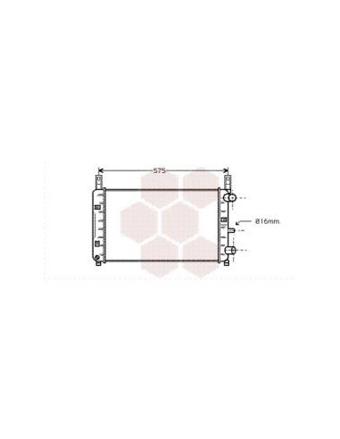 COMPATIBLE CON RADIADOR FORD FIESTA III 1.0 1.1...
