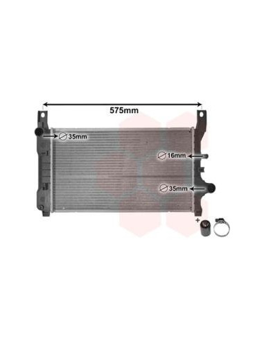 COMPATIBLE CON RADIADOR FORD FIESTA III 1.4...