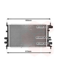 COMPATIBLE CON RADIADOR FORD ESCORT VII GAL AAL ABL