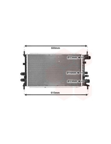 COMPATIBLE CON RADIADOR FORD ESCORT VII GAL AAL...