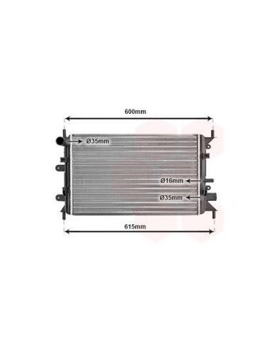 COMPATIBLE CON RADIADOR FORD ESCORT V ORION III...