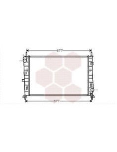 COMPATIBLE CON RADIADOR FORD MONDEO II 1.6 i 1.8 i 2.0 i