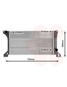 COMPATIBLE CON RADIADOR FORD TRANSIT 2.0 2.5D 9194