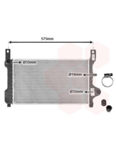 COMPATIBLE CON RADIADOR FORD FIESTA 1.8D 89