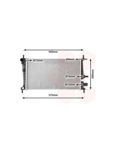 COMPATIBLE CON RADIADOR FORD MAZDA 121 III...
