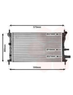 COMPATIBLE CON RADIADOR FORD FIESTA IV 1.3I 95