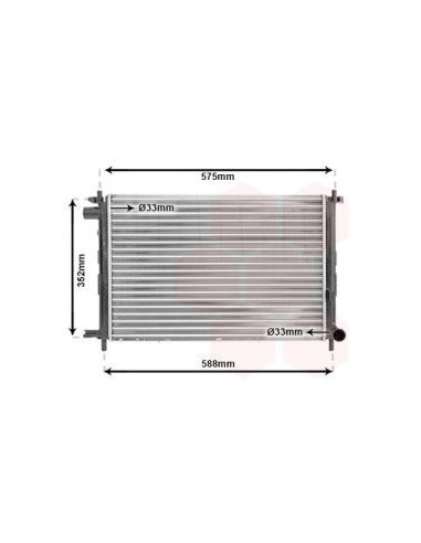 COMPATIBLE CON RADIADOR FORD MAZDA 121 III...