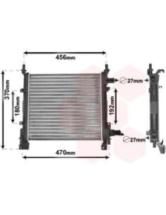 COMPATIBLE CON RADIADOR FORD KA 1.3 i