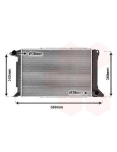 COMPATIBLE CON RADIADOR FORD TRANSIT 2.5 942000