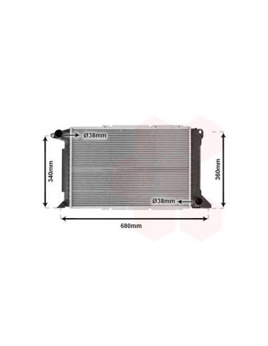 COMPATIBLE CON RADIADOR FORD TRANSIT 2.5 942000