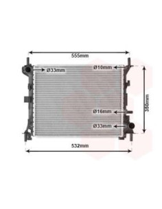 COMPATIBLE CON RADIADOR FORD FOCUS 1.4 1.6 98