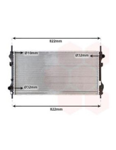 COMPATIBLE CON RADIADOR FORD TRANSIT 2.4DI C AC 00