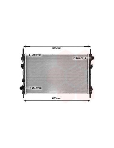 COMPATIBLE CON RADIADOR FORD TRANSIT 2.4DI S AC 00