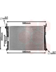 COMPATIBLE CON RADIADOR FORD FIESTA 1.4 1.6 02
