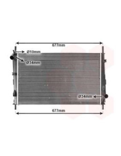 COMPATIBLE CON RADIADOR FORD MONDEO III 2000