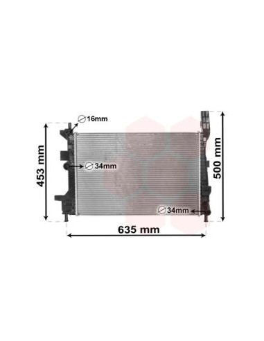COMPATIBLE CON RADIADOR FORD FOCUS TOURNEO...