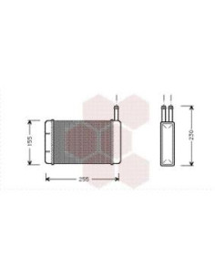 COMPATIBLE CON RAD. CALEFACCION FORD FIESTA III 89